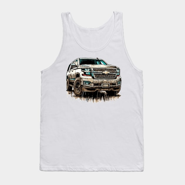 Chevrolet Suburban Tank Top by Vehicles-Art